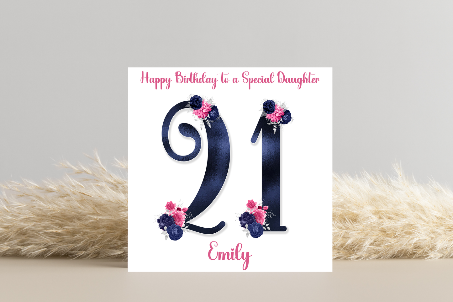 Personalised 21st Birthday Card