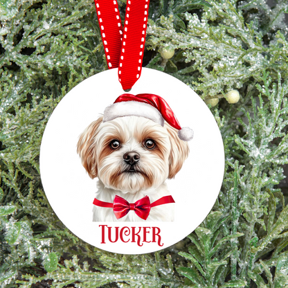 Personalised Dog Christmas Tree Decoration