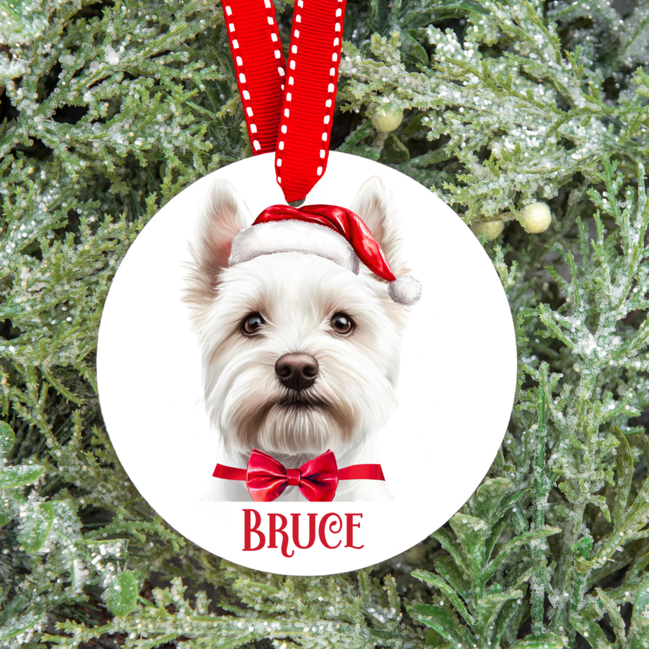 Personalised Dog Christmas Tree Decoration