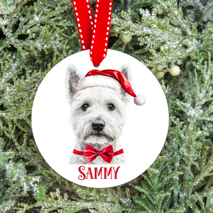 Personalised Dog Christmas Tree Decoration