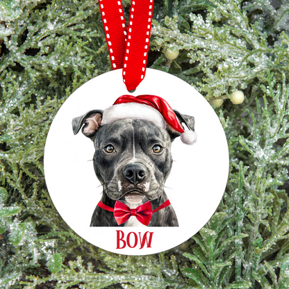 Personalised Dog Christmas Tree Decoration