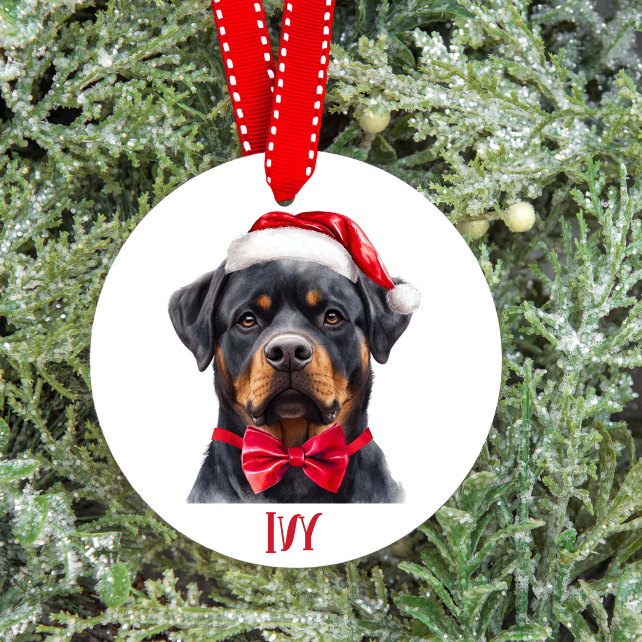 Personalised Dog Christmas Tree Decoration