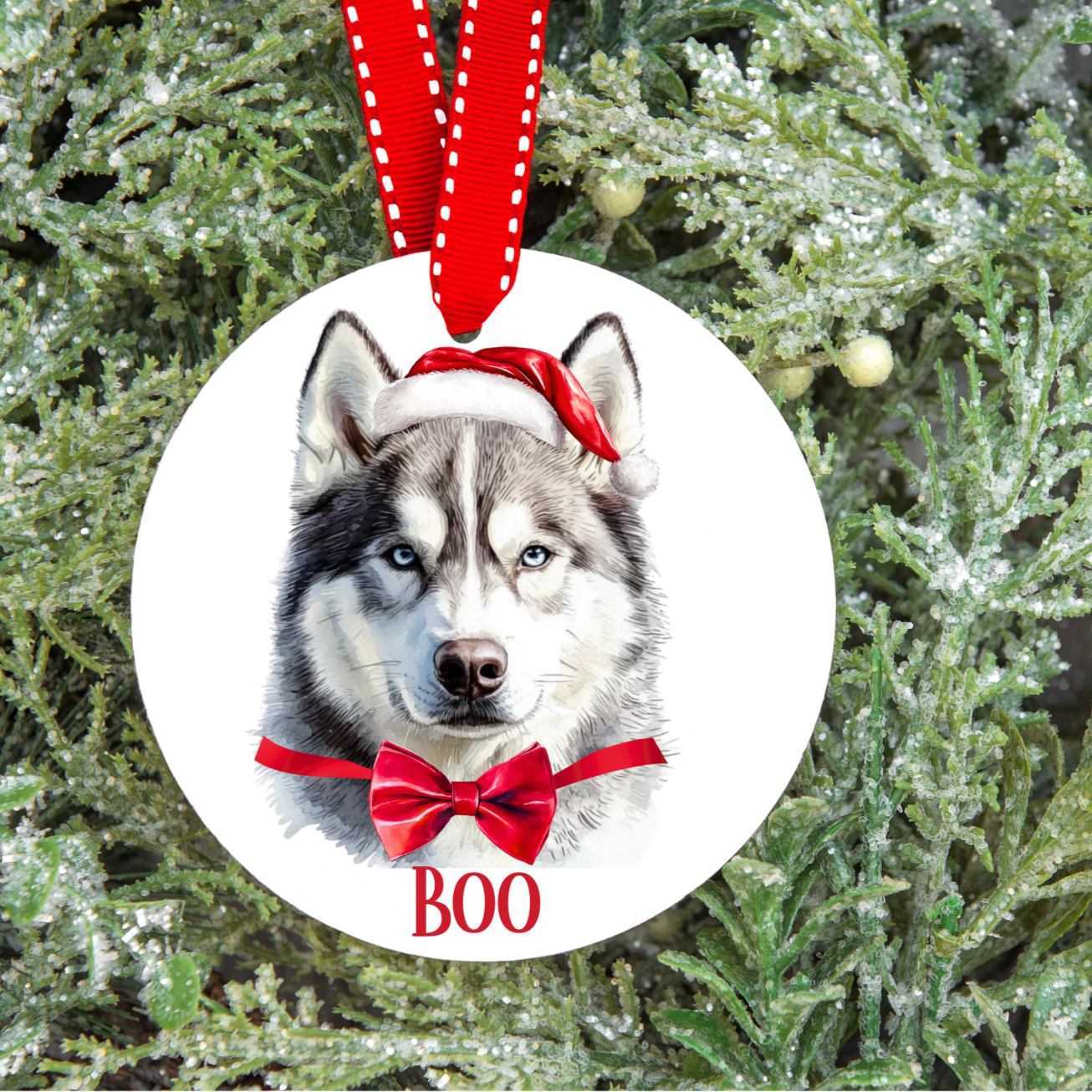 Personalised Dog Christmas Tree Decoration