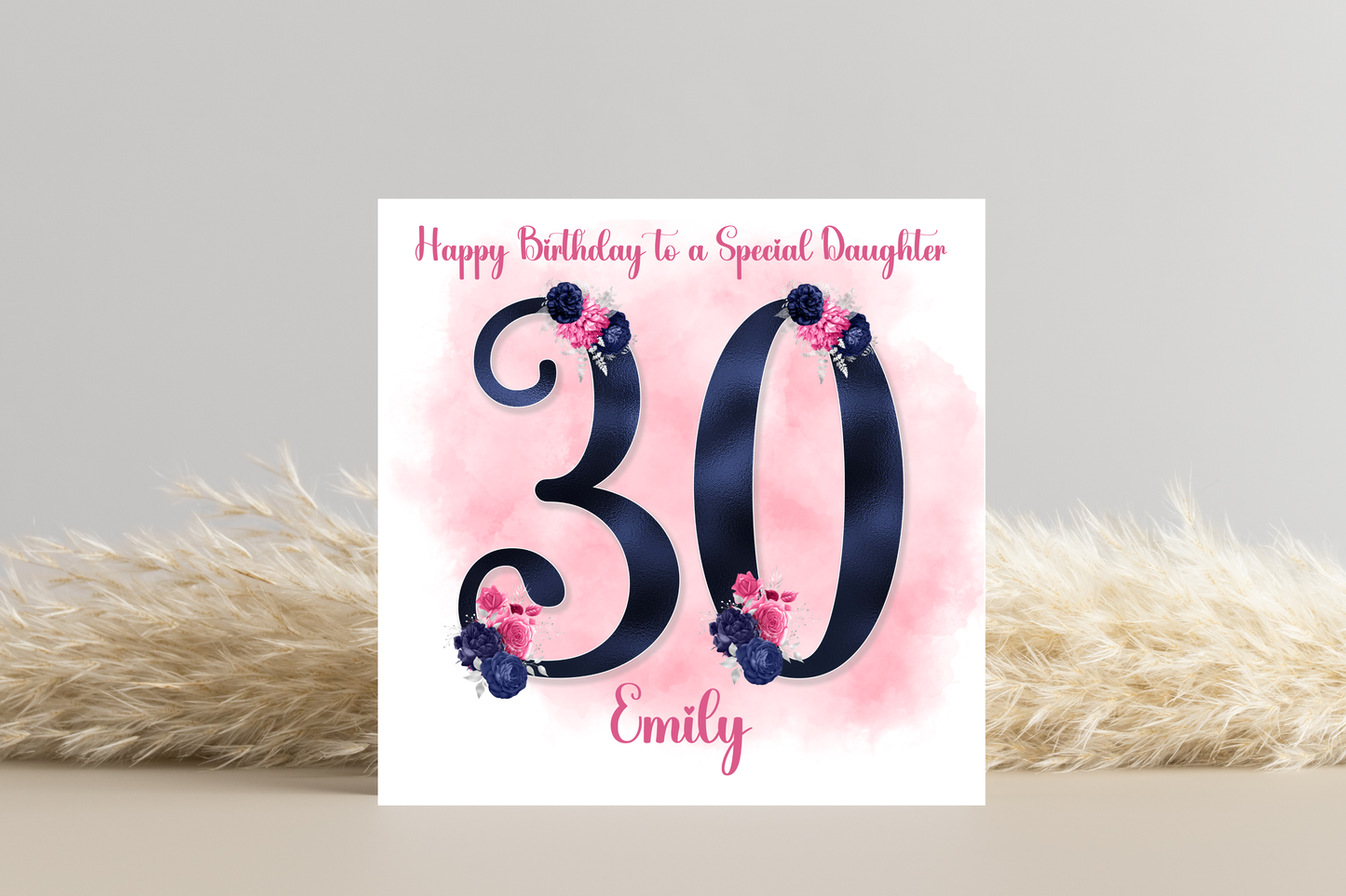 Personalised 30th Birthday Card