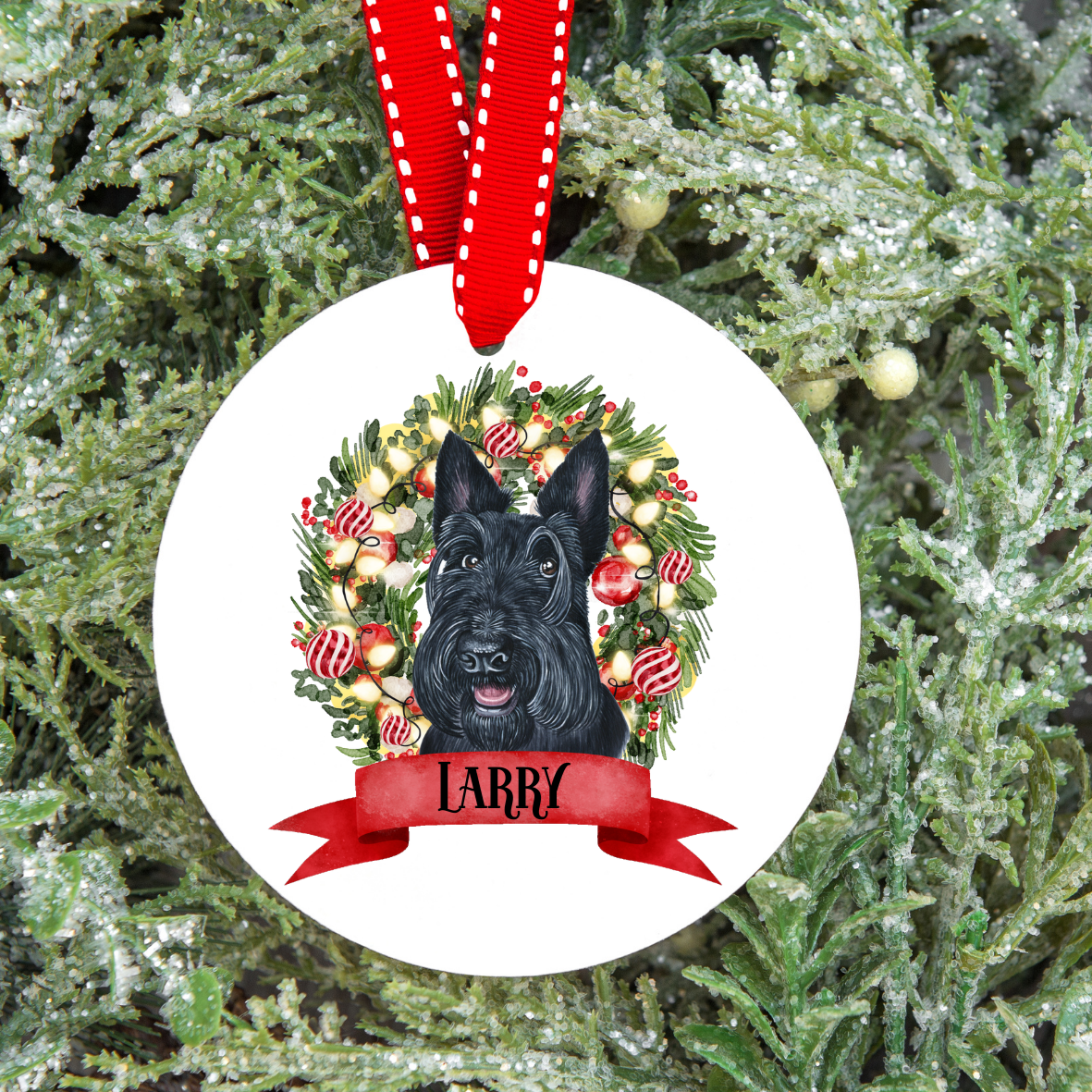 Personalised Dog Christmas Tree Decoration