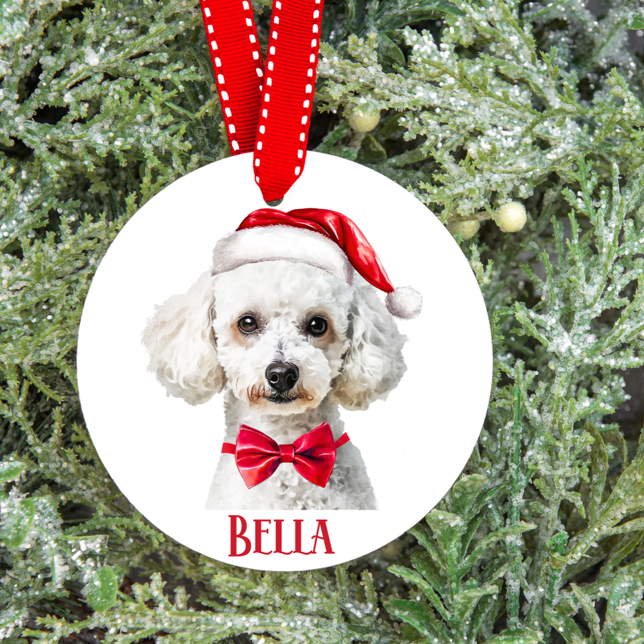 Personalised Dog Christmas Tree Decoration