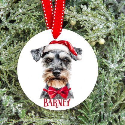 Personalised Dog Christmas Tree Decoration