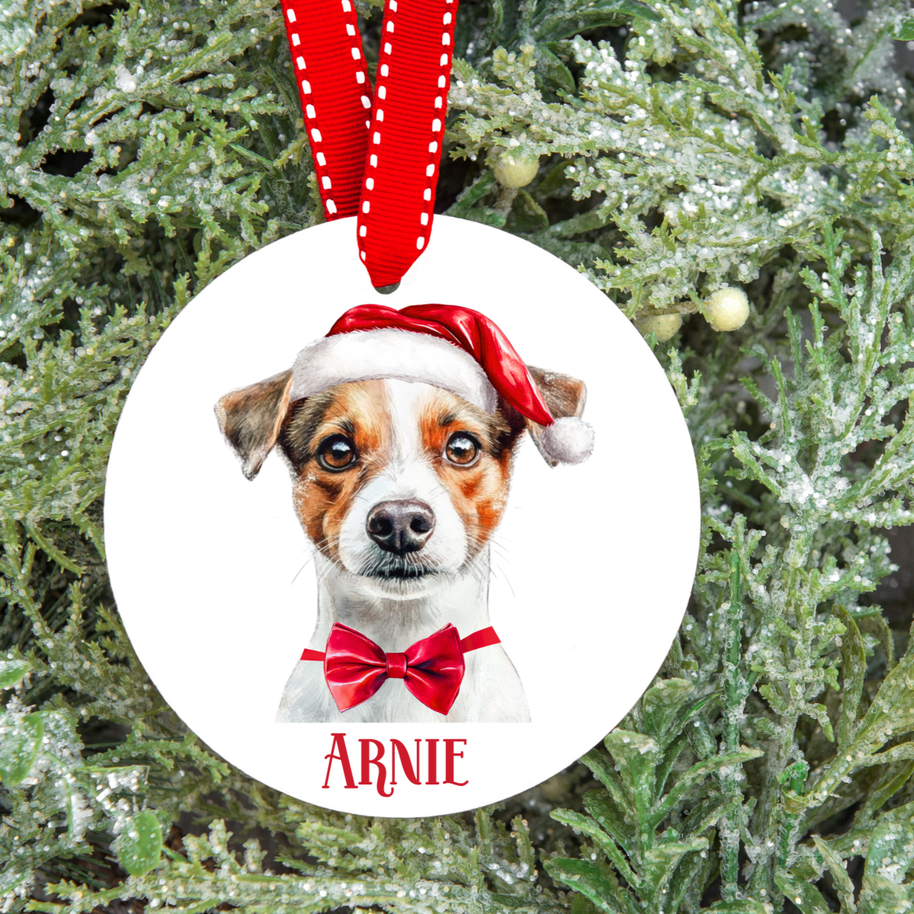 Personalised Dog Christmas Tree Decoration