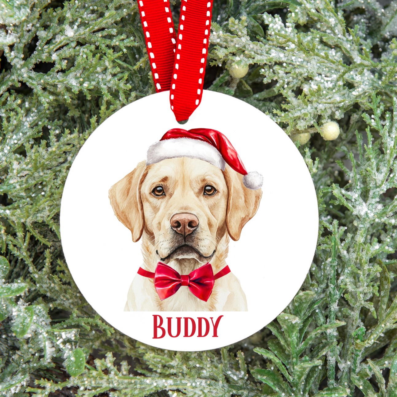 Personalised Dog Christmas Tree Decoration