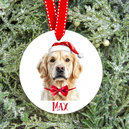 Personalised Dog Christmas Tree Decoration