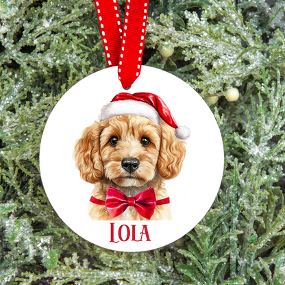 Personalised Dog Christmas Tree Decoration