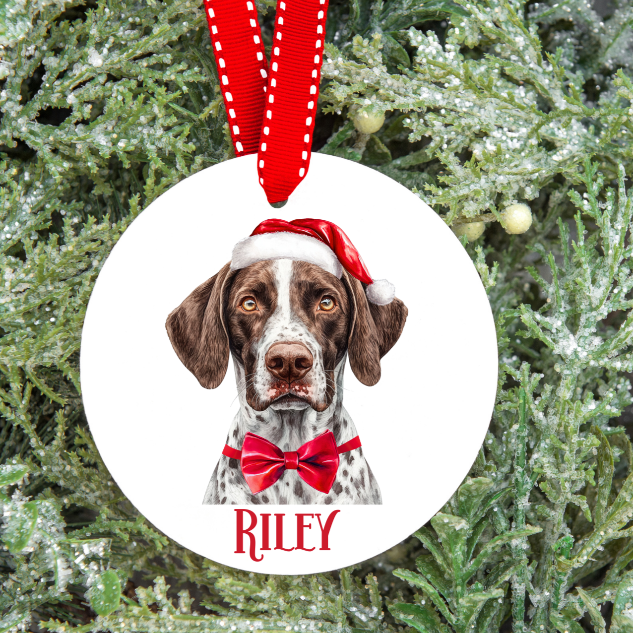 Personalised Dog Christmas Tree Decoration