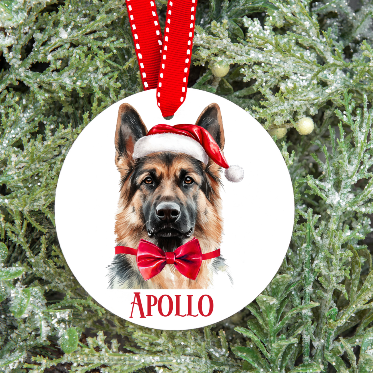 Personalised Dog Christmas Tree Decoration