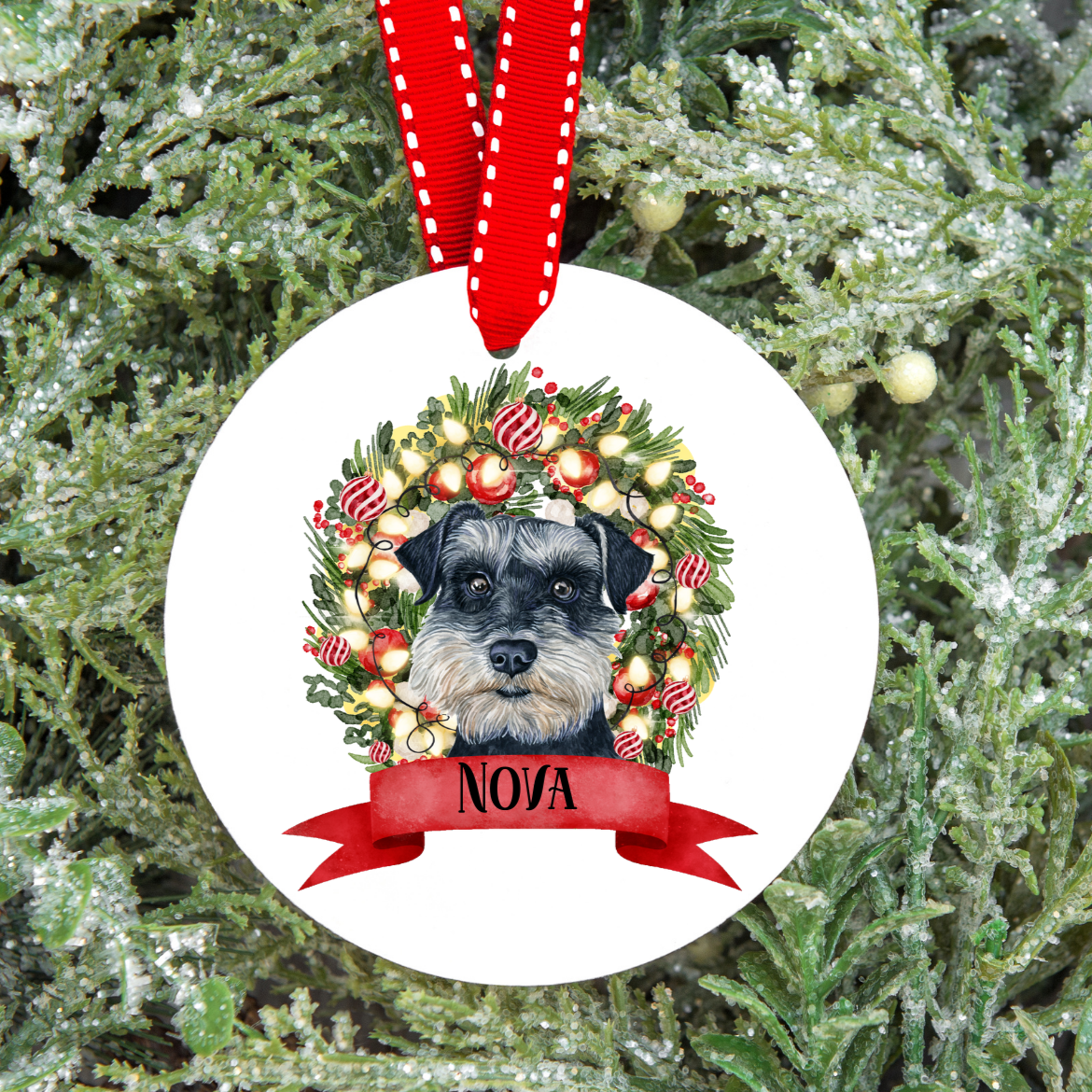 Personalised Dog Christmas Tree Decoration