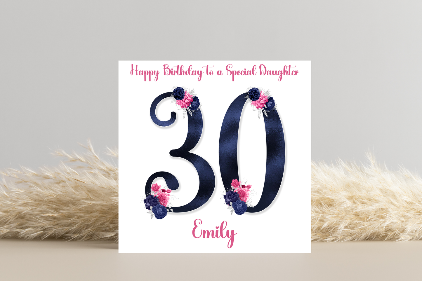 Personalised 30th Birthday Card