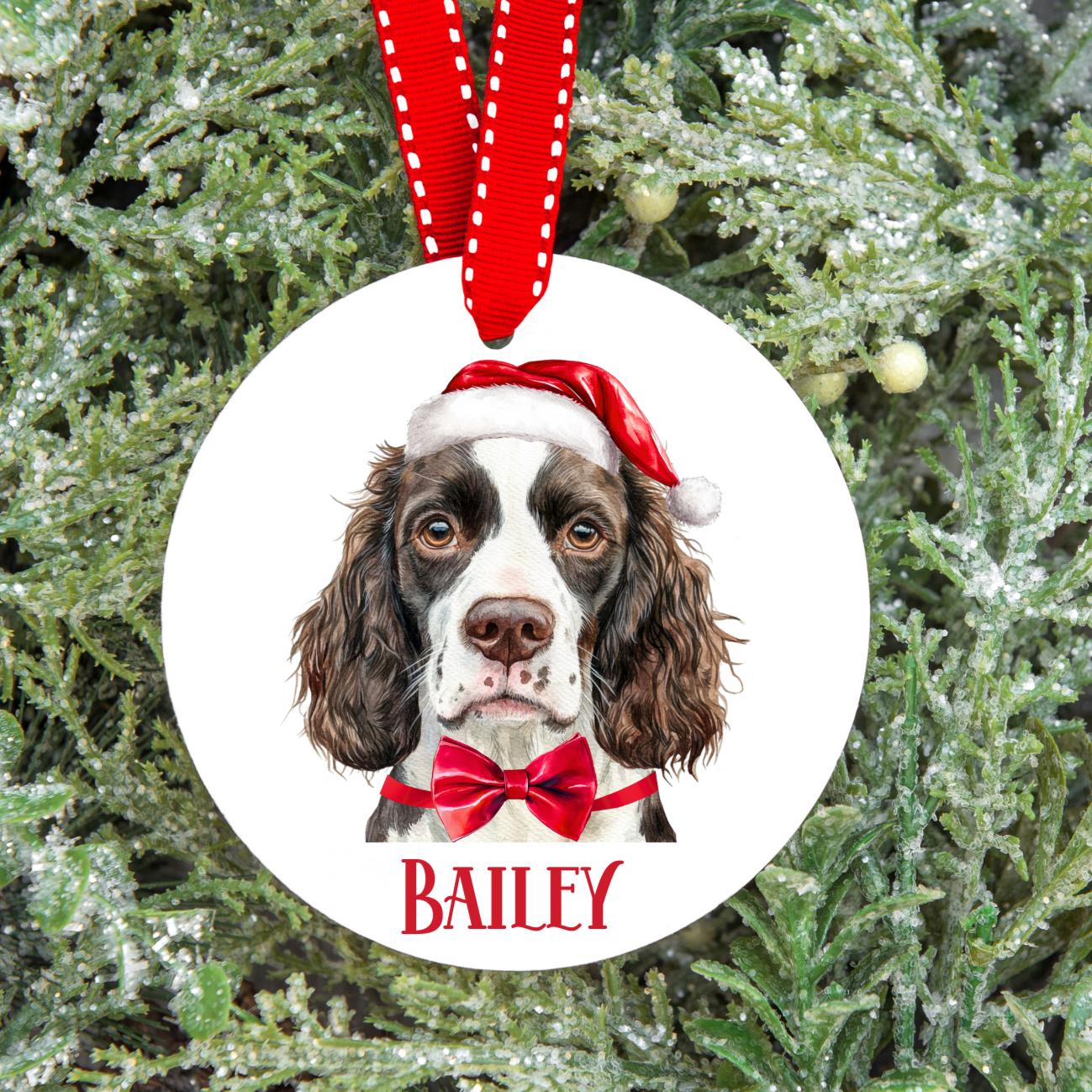 Personalised Dog Christmas Tree Decoration