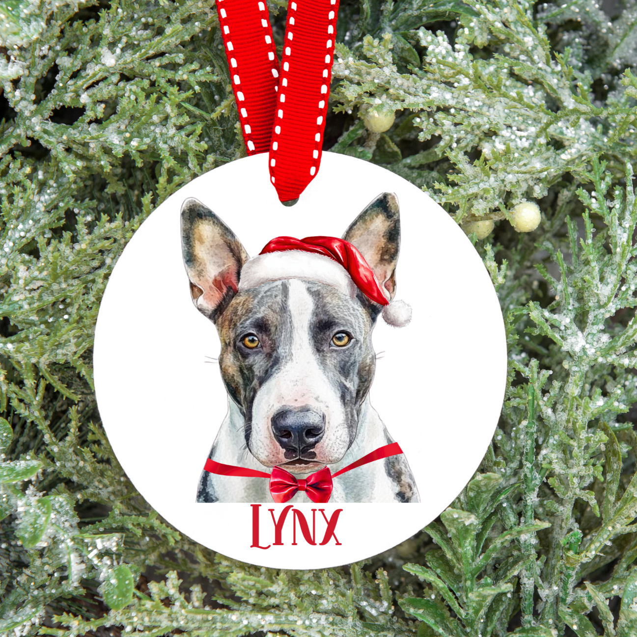 Personalised Dog Christmas Tree Decoration