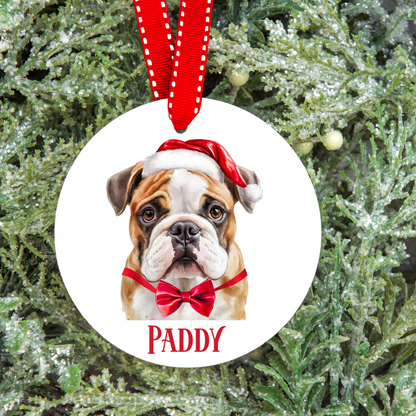 Personalised Dog Christmas Tree Decoration