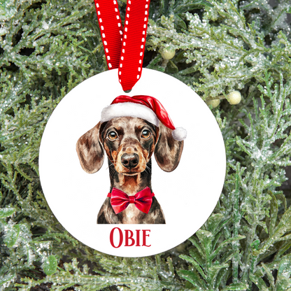 Personalised Dog Christmas Tree Decoration