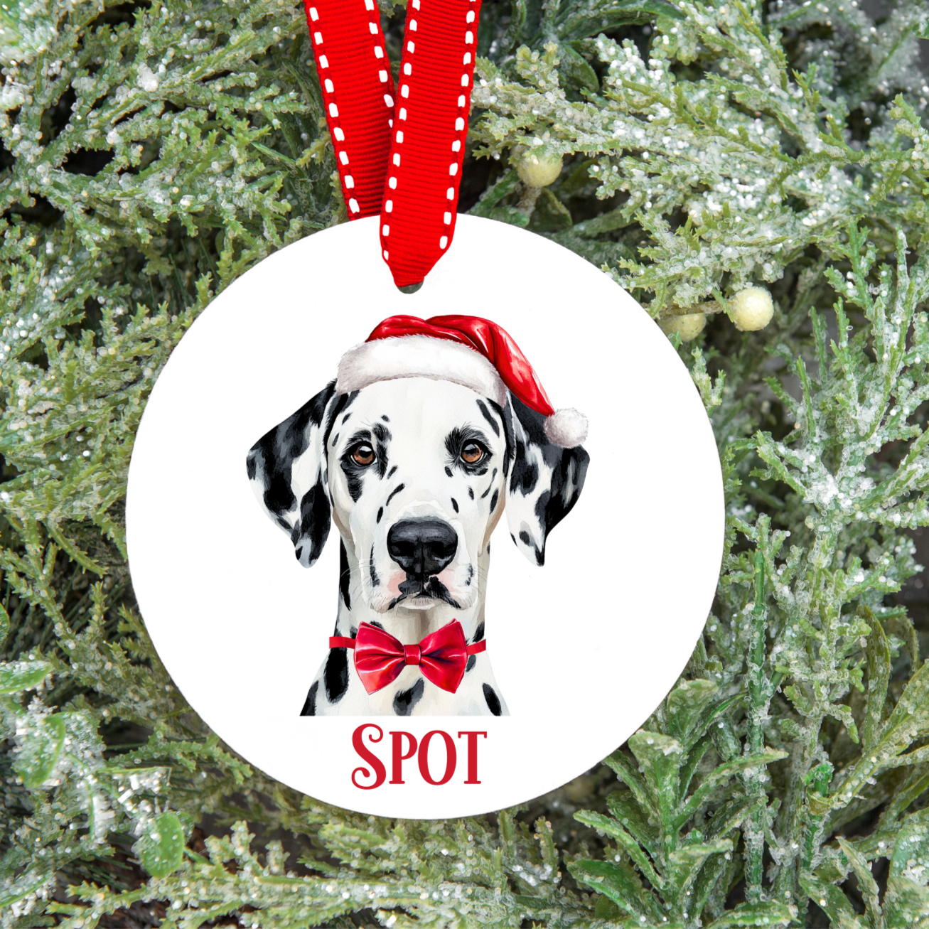 Personalised Dog Christmas Tree Decoration