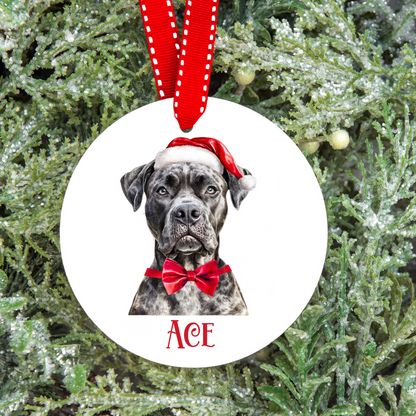 Personalised Dog Christmas Tree Decoration