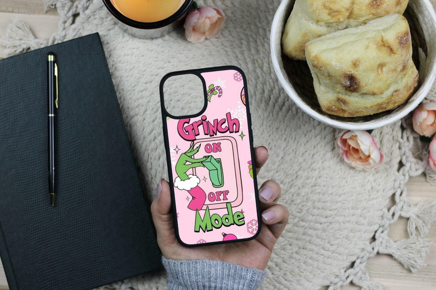 Grinch Mode On Christmas Phone Case