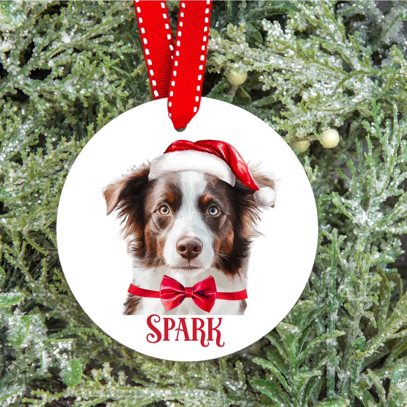 Personalised Dog Christmas Tree Decoration