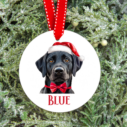 Personalised Dog Christmas Tree Decoration