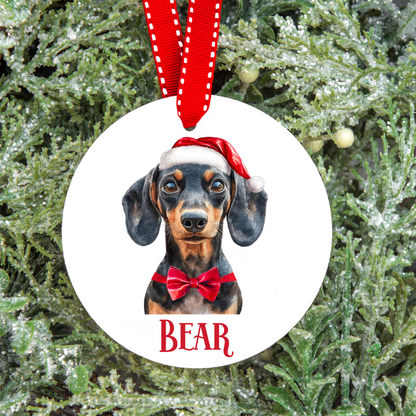 Personalised Dog Christmas Tree Decoration