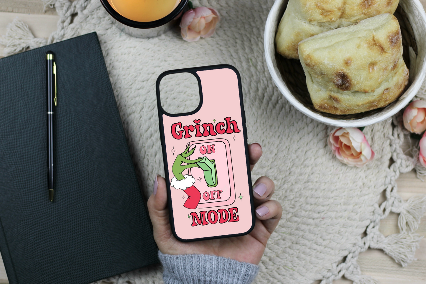 Grinch Mode On Christmas Phone Case