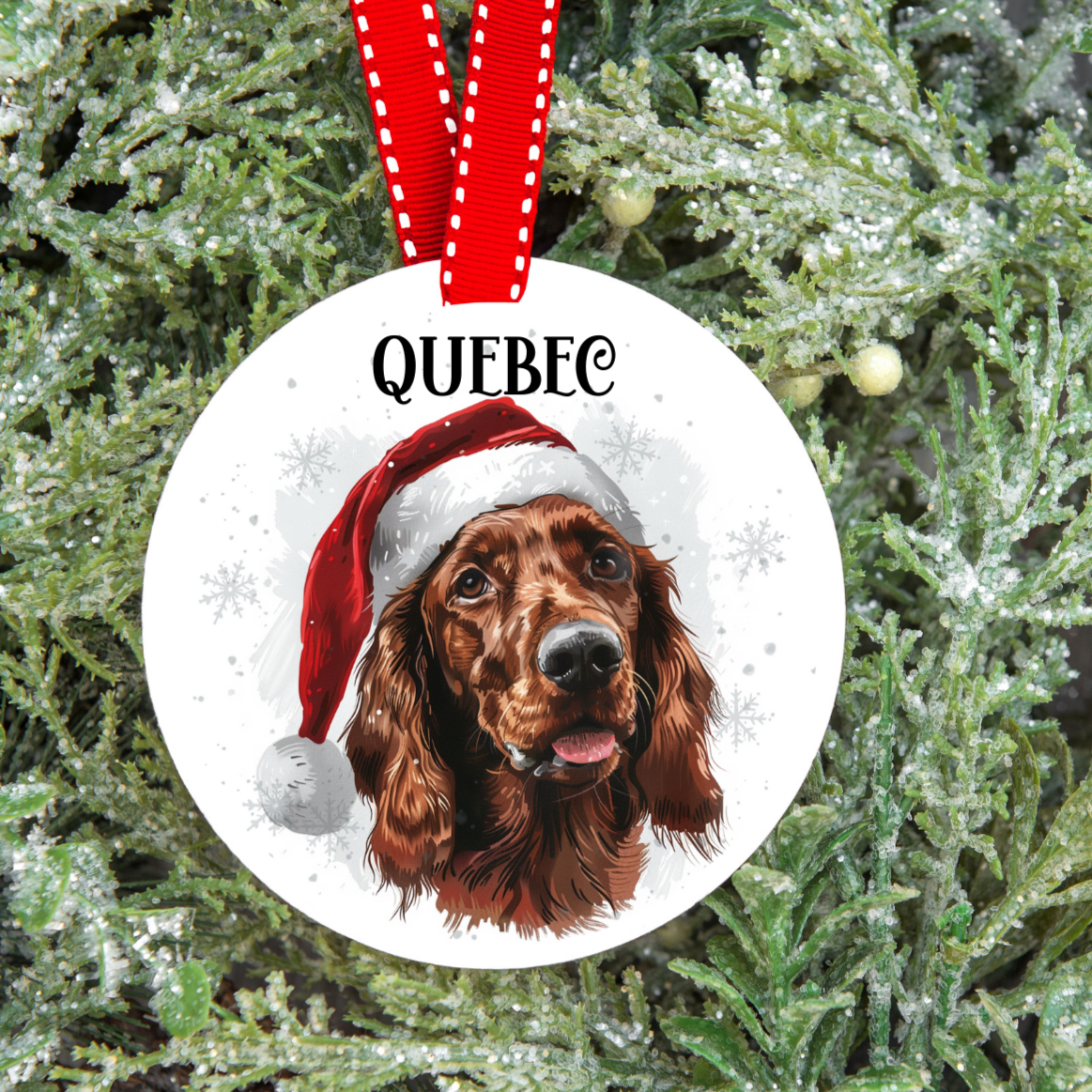 Personalised Dog Christmas Tree Decoration