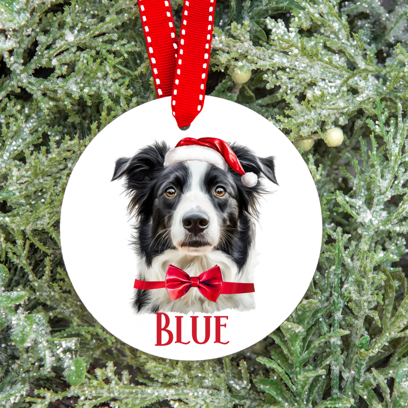 Personalised Dog Christmas Tree Decoration