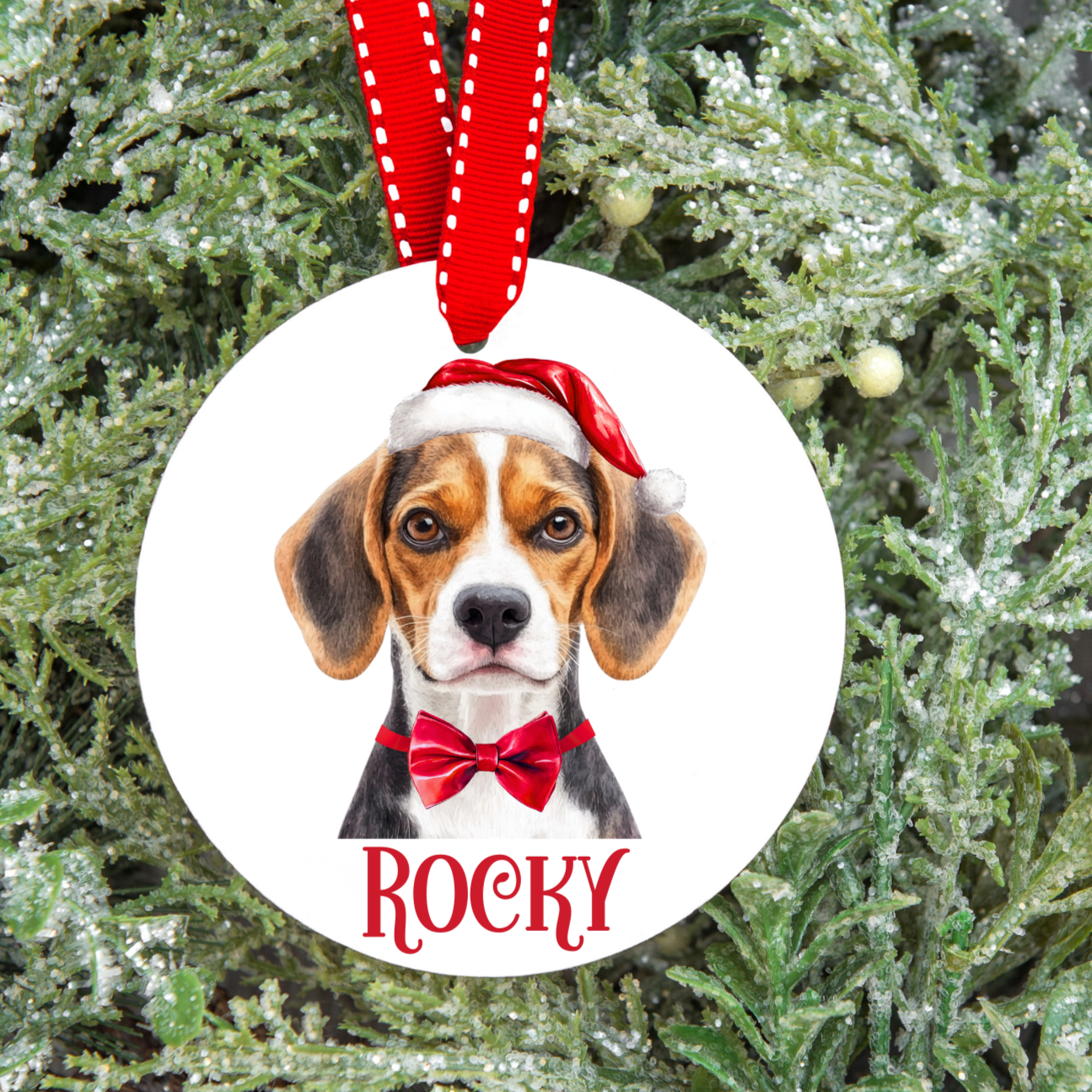 Personalised Dog Christmas Tree Decoration