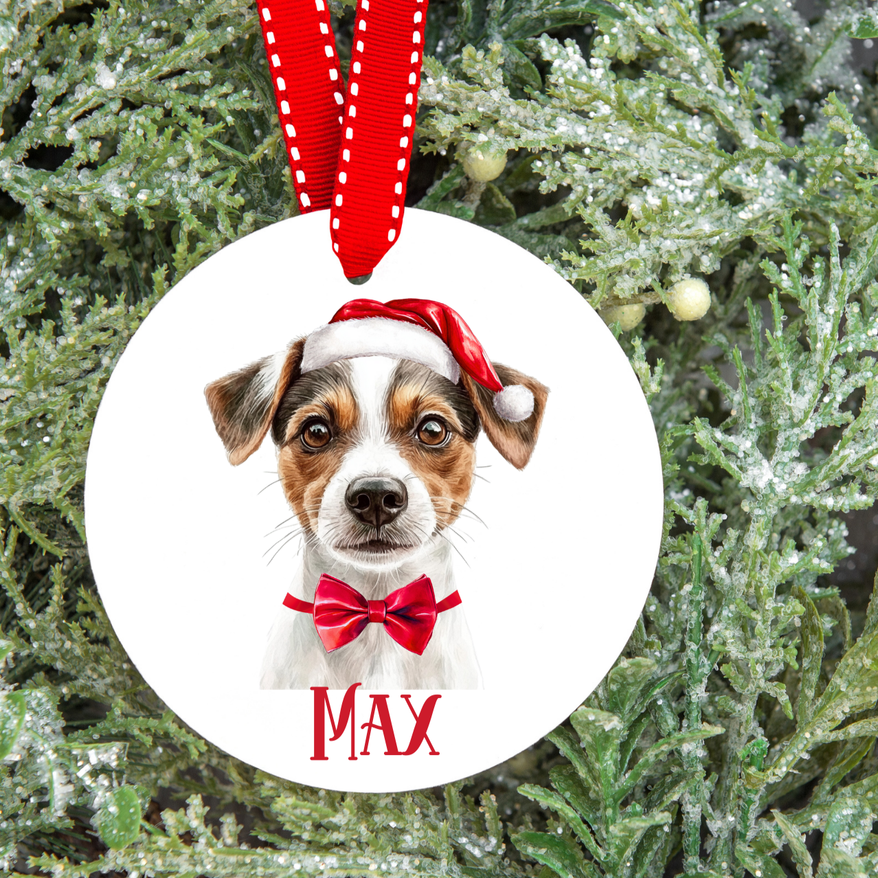 Personalised Dog Christmas Tree Decoration