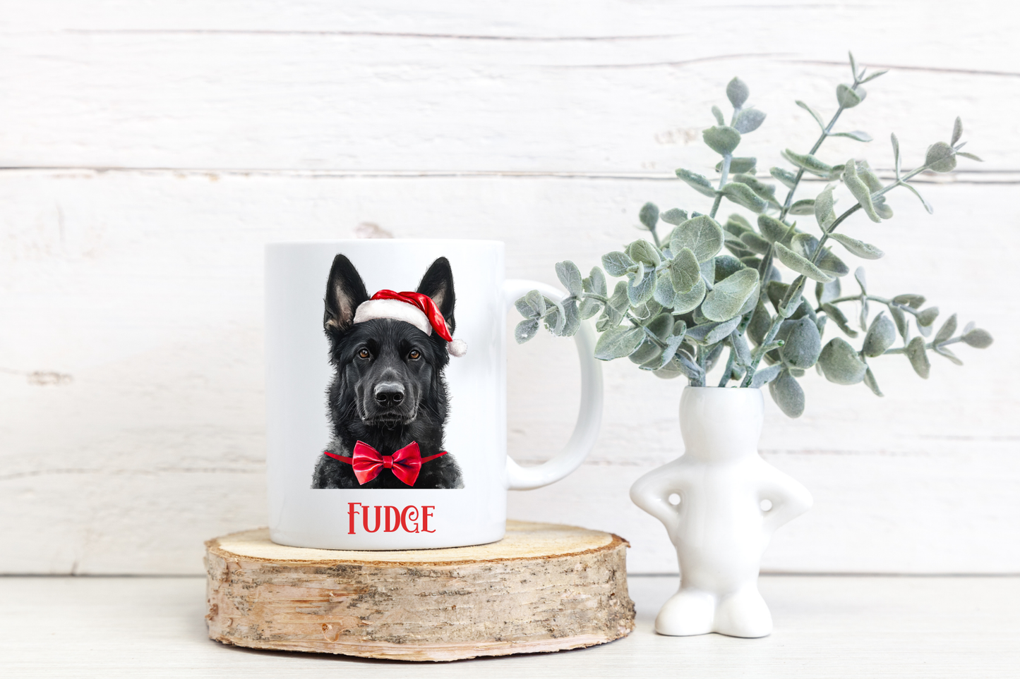 Personalised Christmas Dog Mug