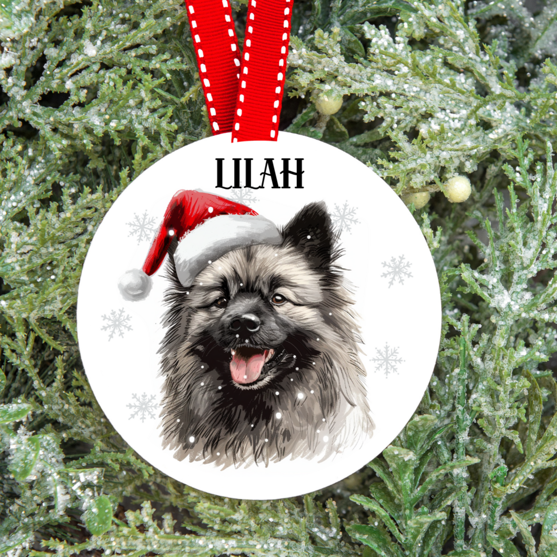 Personalised Dog Christmas Tree Decoration