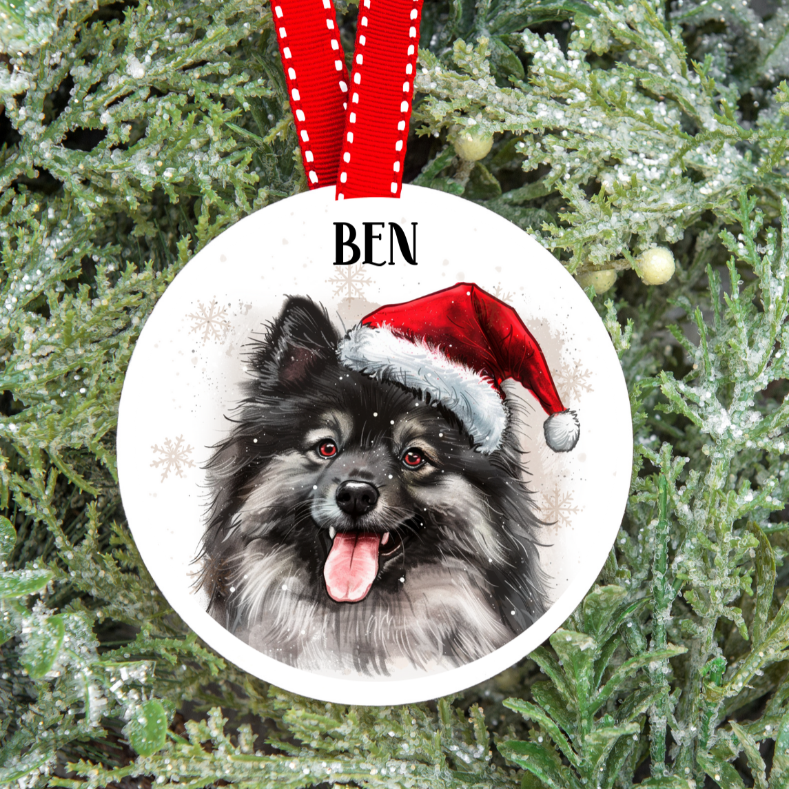 Personalised Dog Christmas Tree Decoration