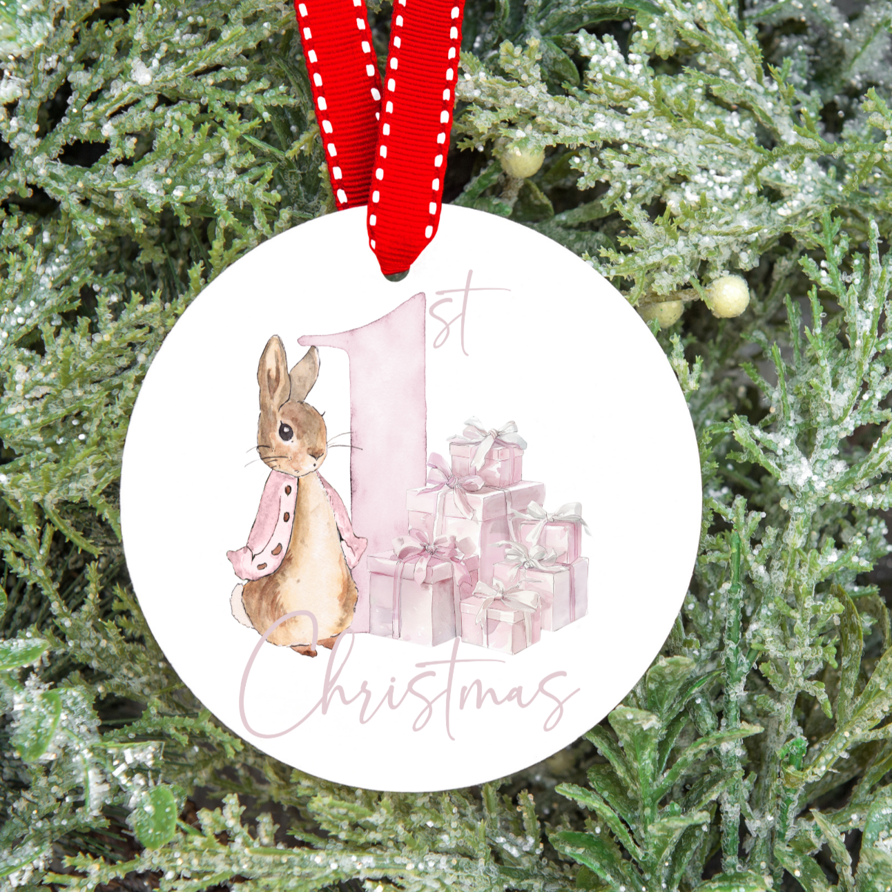 Peter Rabbit 1st Christmas Bauble