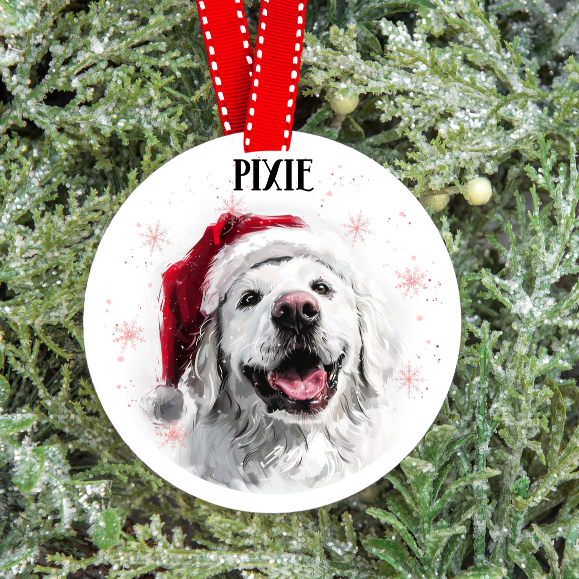 Personalised Dog Christmas Tree Decoration