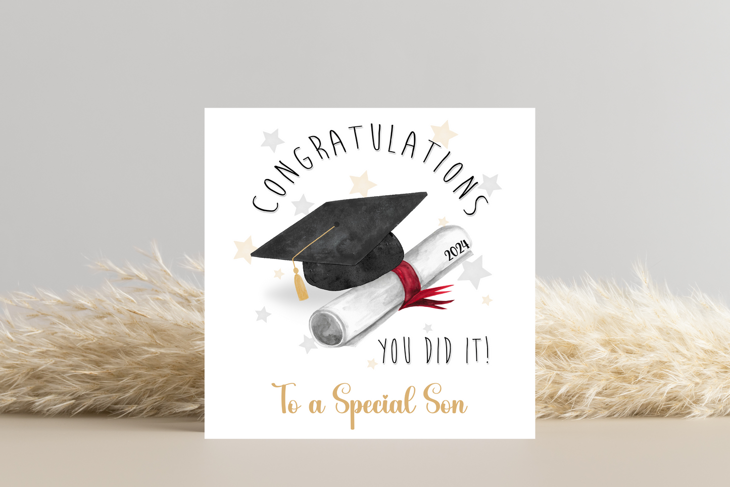 Personalised Congratulations You Did It! Graduation Card 2024