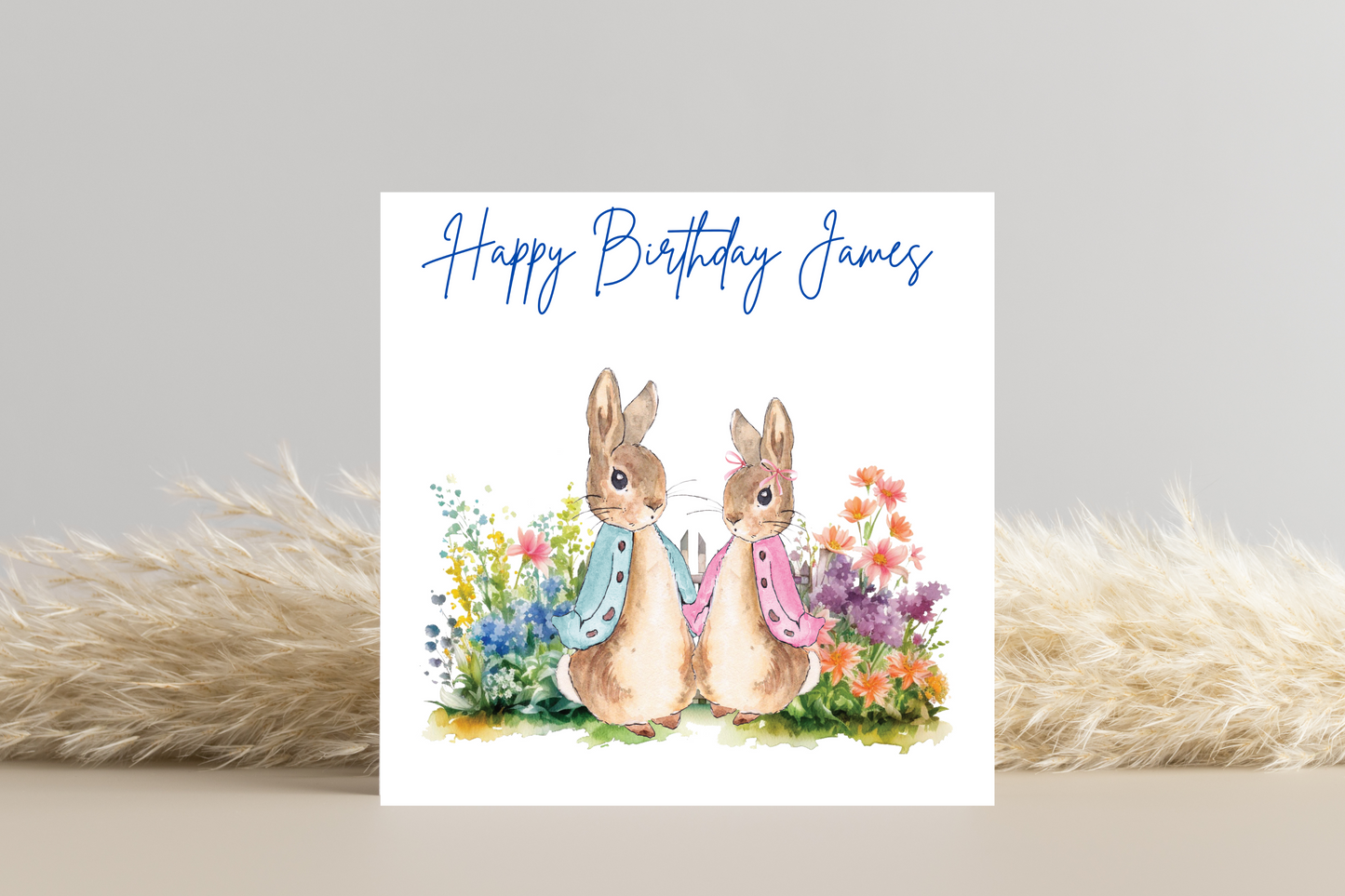 Peter Rabbit Birthday Card | Personalise