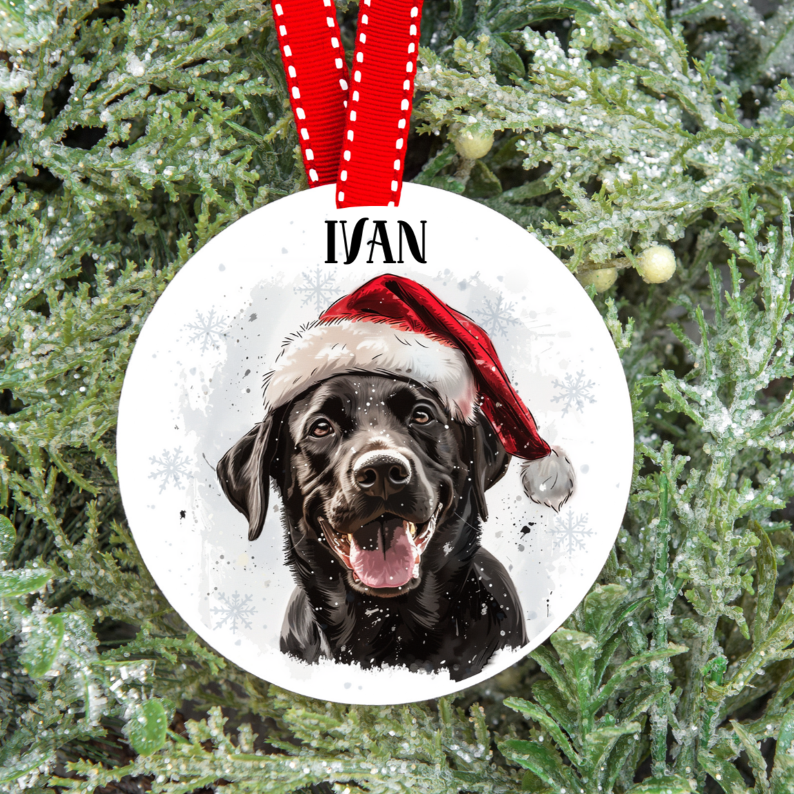 Personalised Dog Christmas Tree Decoration