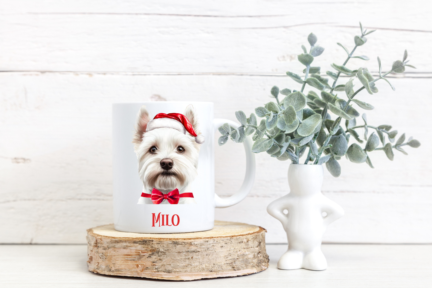 Personalised Christmas Dog Mug