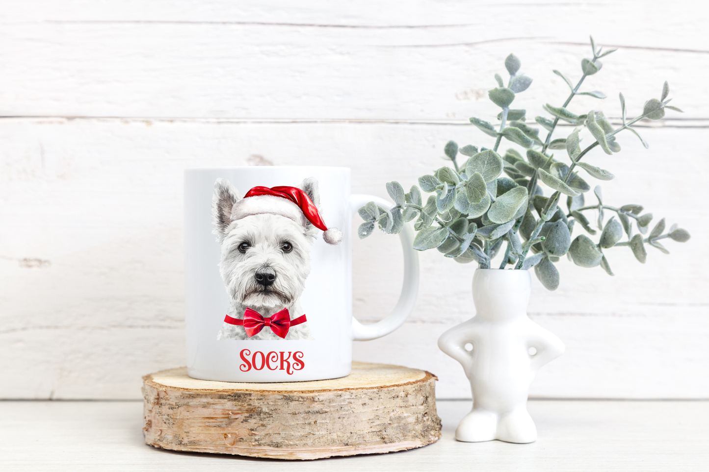 Personalised Christmas Dog Mug