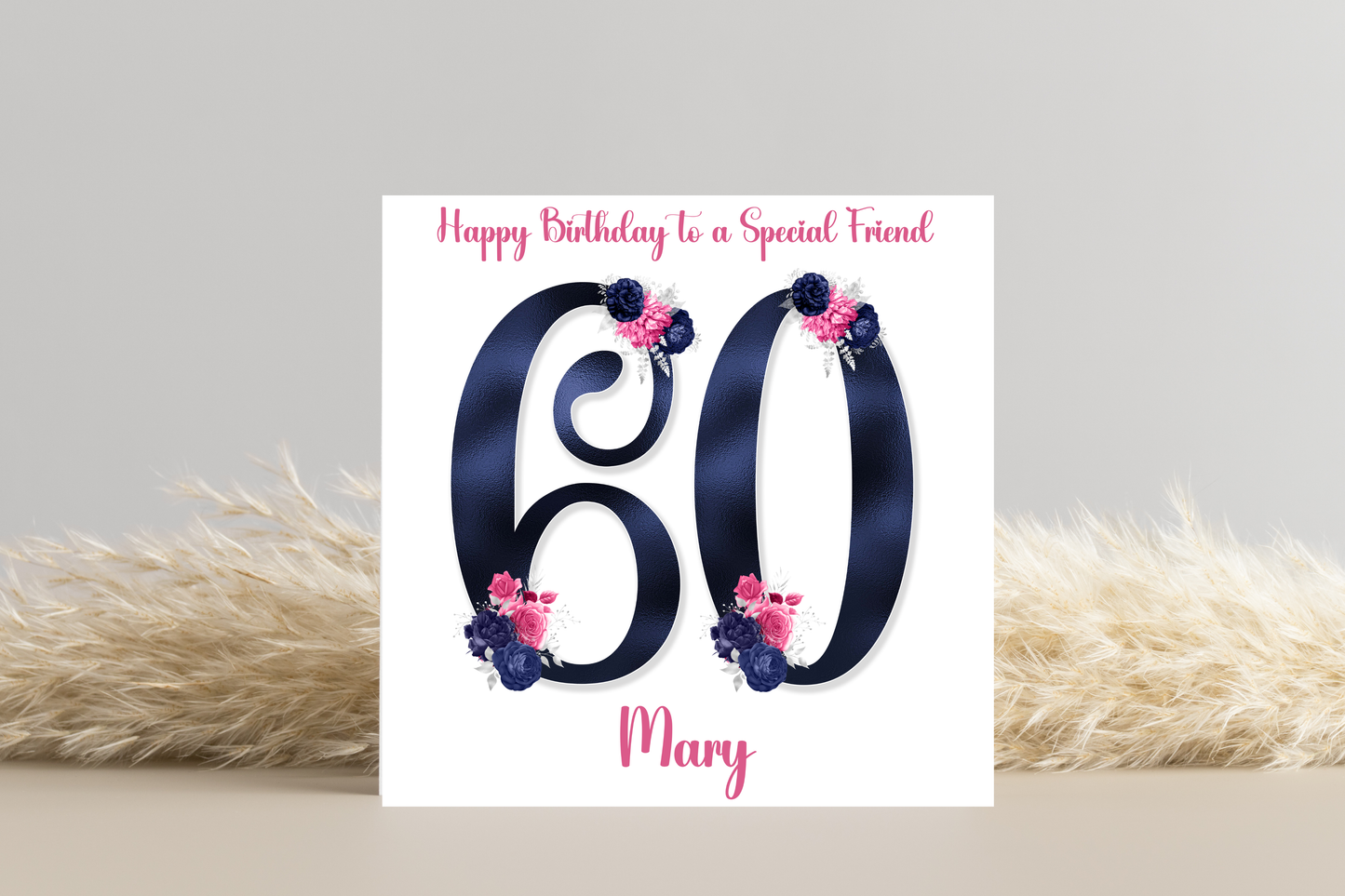 Personalised 60th Birthday Card