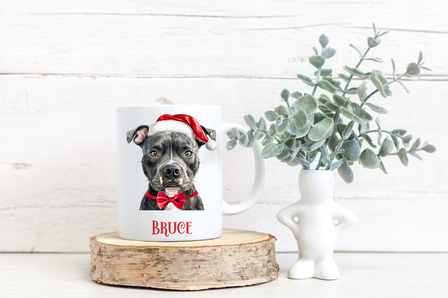 Personalised Christmas Dog Mug