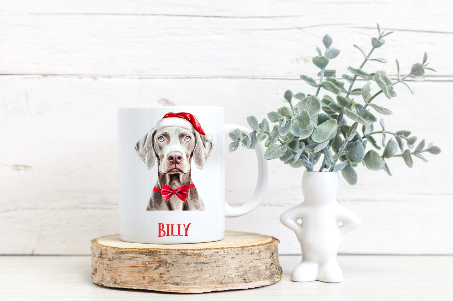 Personalised Christmas Dog Mug