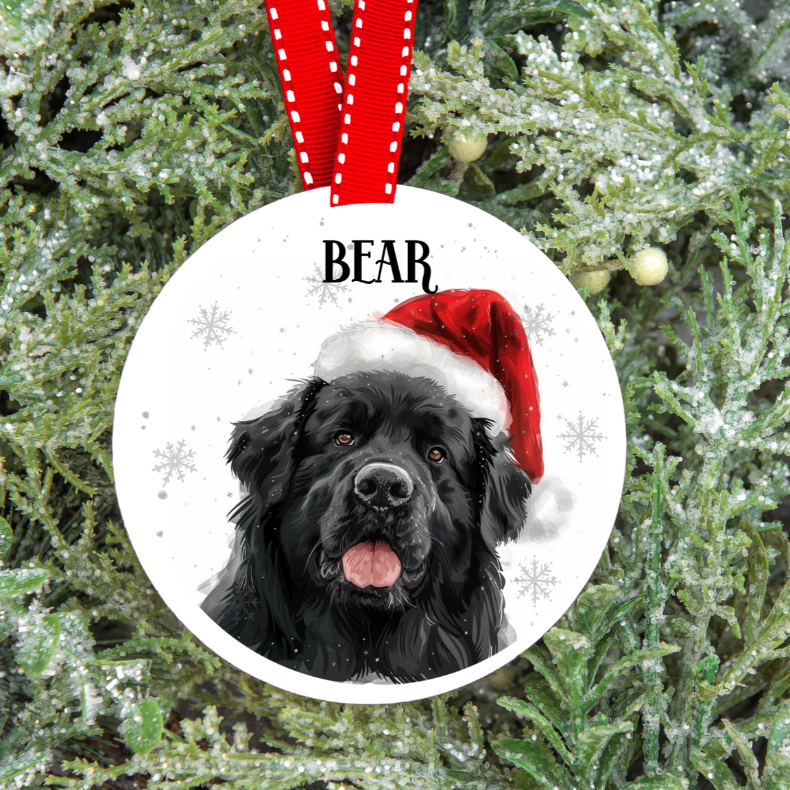 Personalised Dog Christmas Tree Decoration