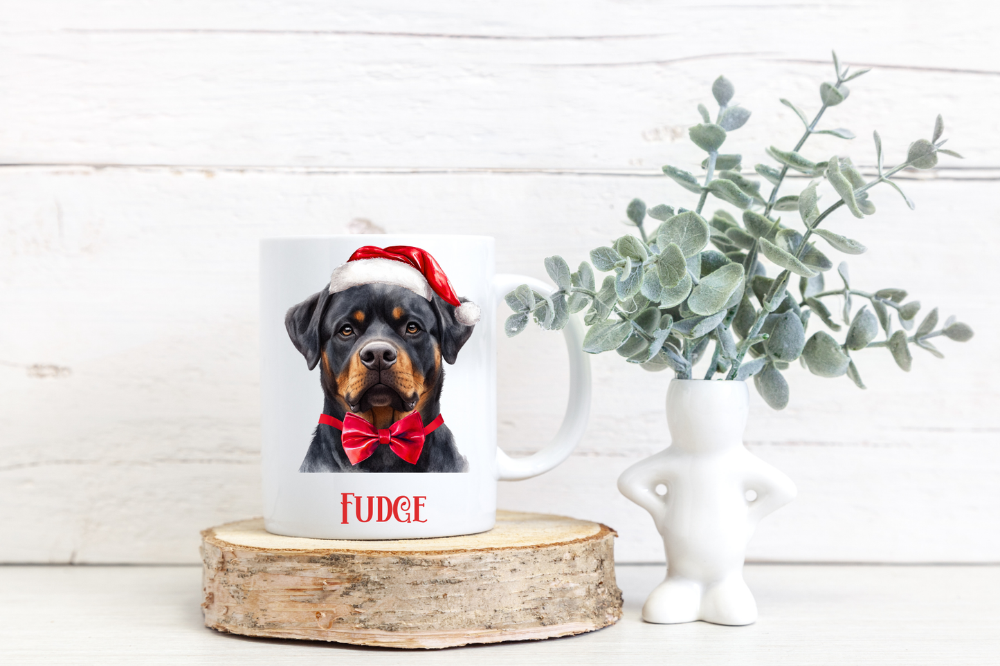 Personalised Christmas Dog Mug