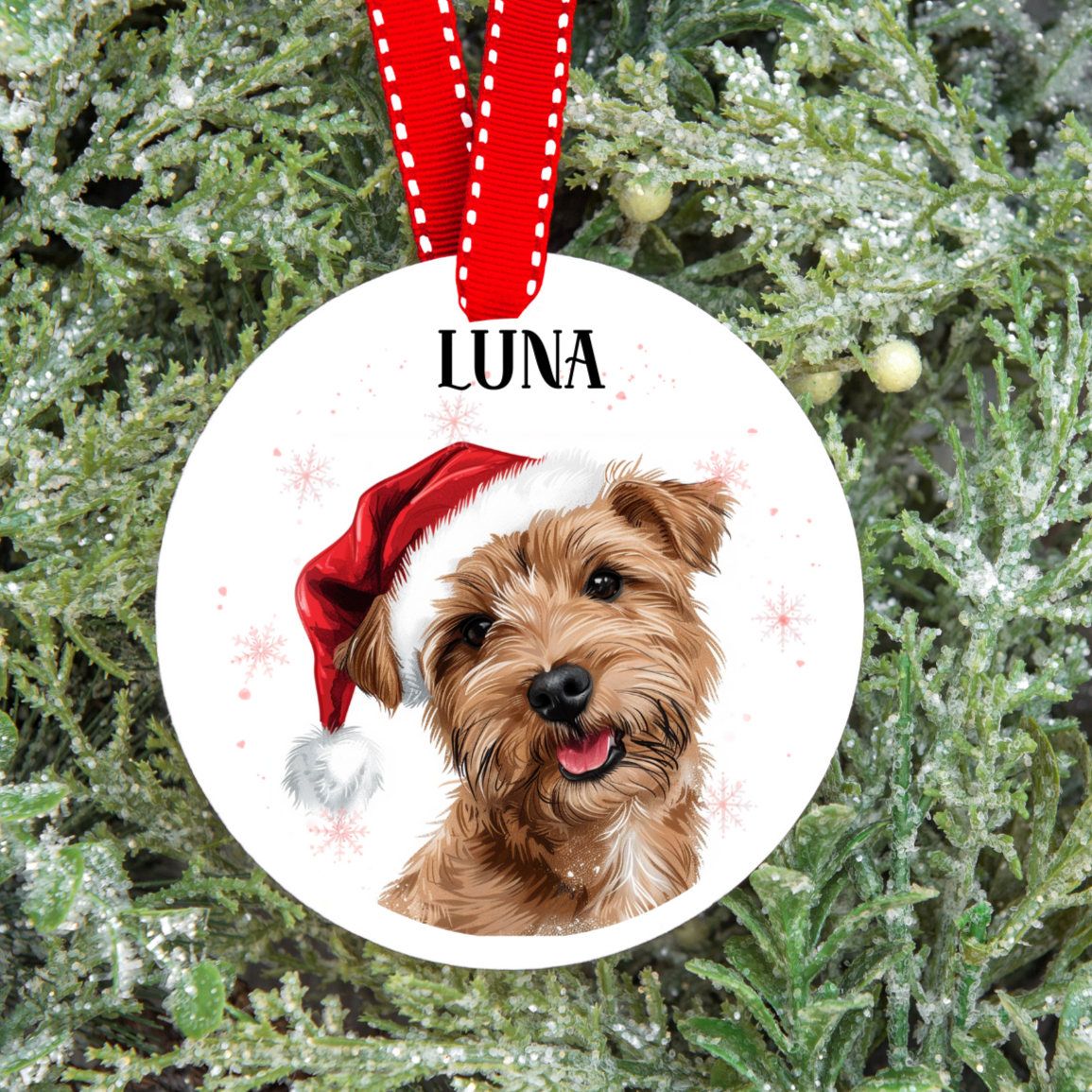 Personalised Dog Christmas Tree Decoration